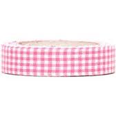 Nastro scozzese raso rosa 2,0 cm