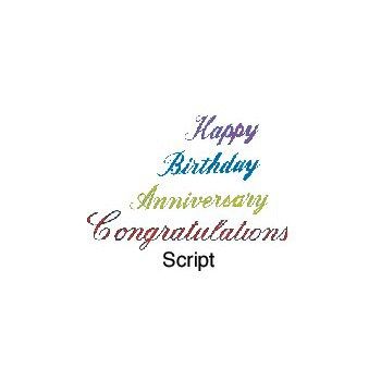 FMM Embosser Script 4 Word Set
