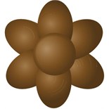  Foto: SUGARFLAIR Paste Colours - DARK BROWN - 25g