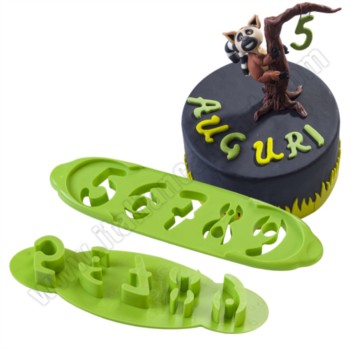  Foto: Set 2 pz stampi numeri Martellato