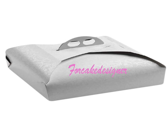  Foto: SCATOLA PER TORTA bianca Ramage 31x42x13h cm