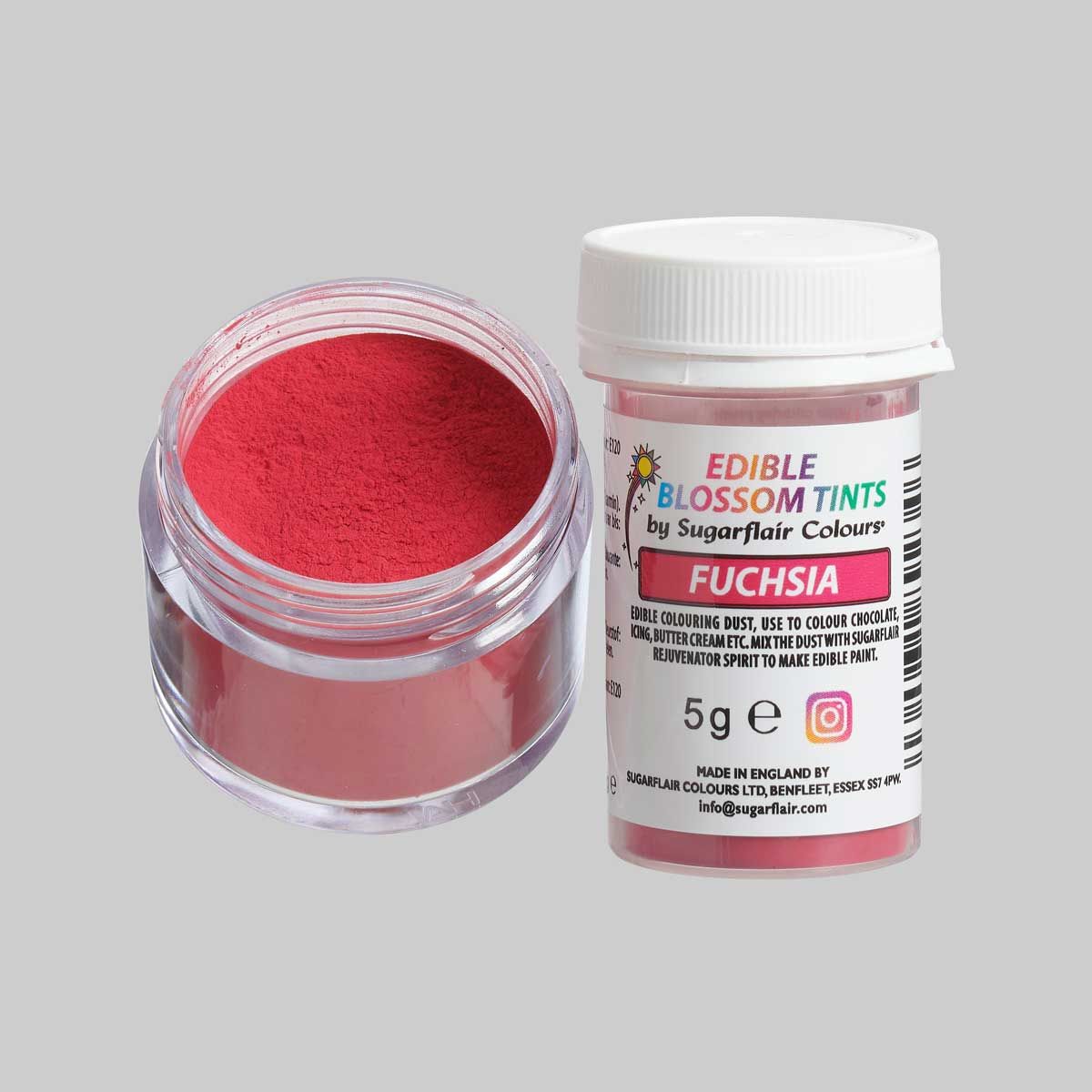  Foto: Sugarflair Blossom Tint Dust Fuchsia 5g