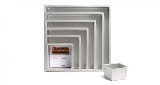  Foto: DECORA TEGLIA PROFESSIONALE ANODIZZATE QUADRATA 20 H 10 CM