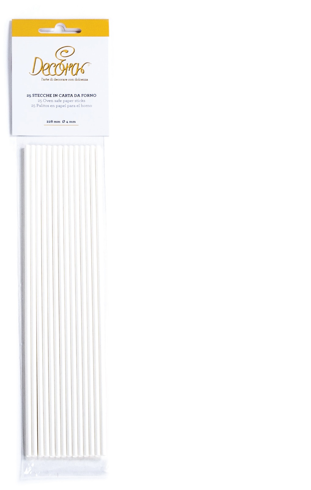  Foto: Stecche in carta da forno Decora 228MM Ã˜ 3,8MM