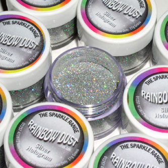  Foto: Rainbow Dust Sparkles Hologram argento 5 gr.