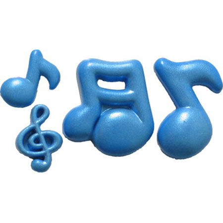 FPC Sugarcraft - Stampo In Silicone Note Musicali Per Pasta Di Zucchero, Resina, Fimo, Cera