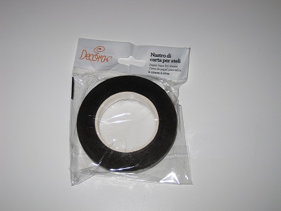  Foto: NASTRO DI CARTA PER STELI MARRONE 12MM 27M Decora