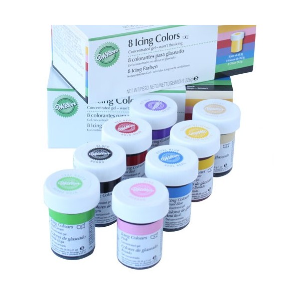  Foto: WILTON Coloranti in Gel confezione da 8pz