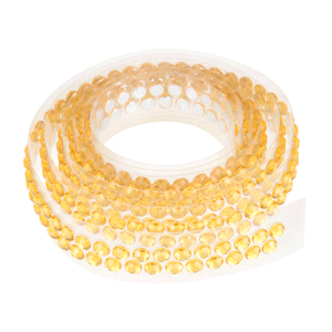  Foto: Modecor - Nastrino Strass Adesivi 90Cm giallo