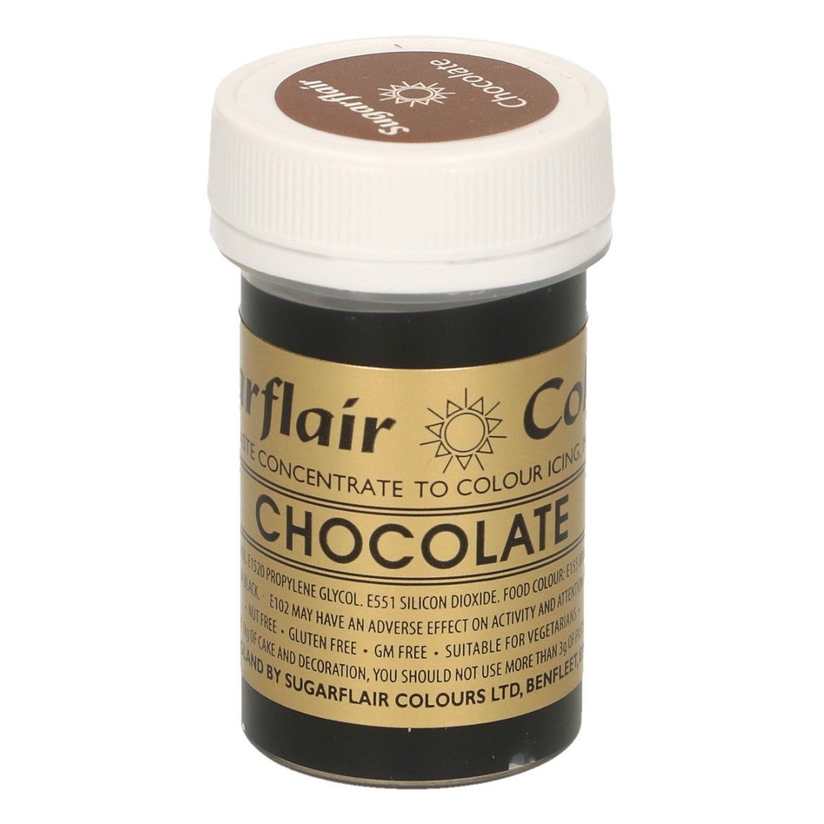  Foto: Sugarflair Paste Colour CHOCOLATE 25g