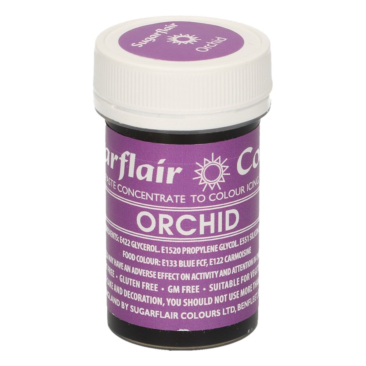  Foto: Sugarflair Paste Colour ORCHID 25g