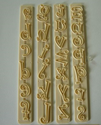  Foto: Tagliapasta FMM Funky Alphabet. Minuscolo