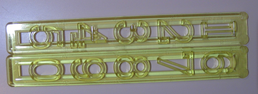 Tagliapasta Large Number Cutter Set Fmm