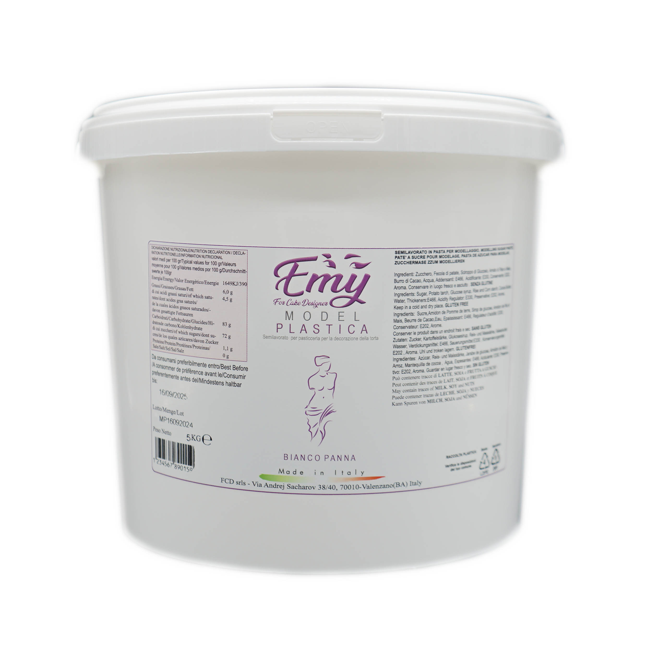 Tagliapasta JEM 108SD011: Set Di 8 Formine In Plastica Per Cake Design, 28-84 Mm
