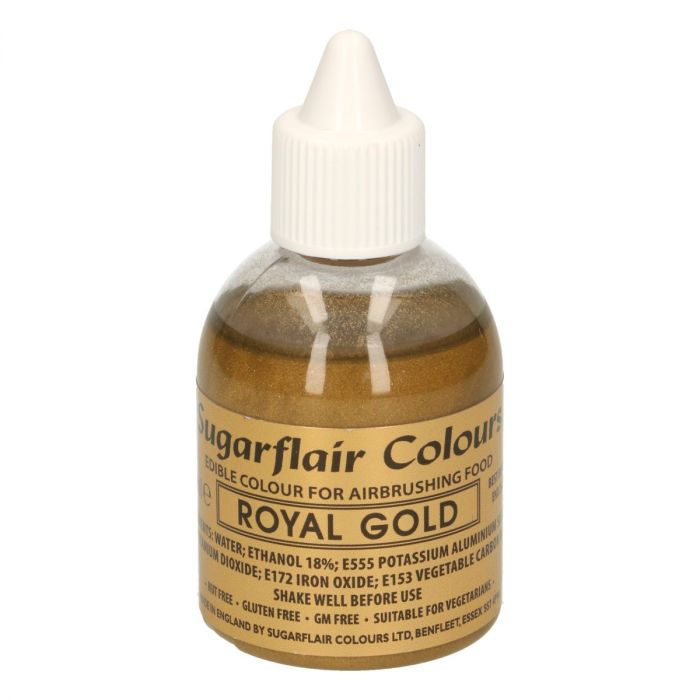  Foto: Sugarflair - colorante per aerografo royal gold 60 ml