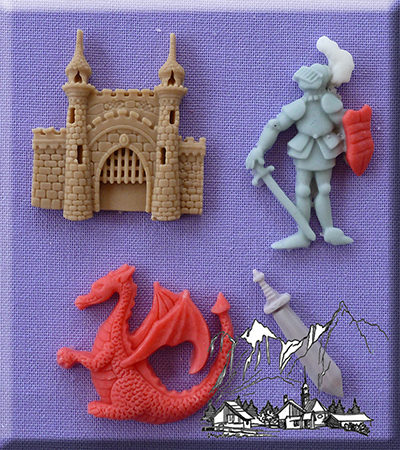  Foto: Alphabet mould - Stampo silicone Medieval