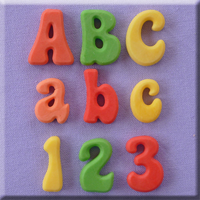  Foto: Alphabet moulds - stampo silicone Fun font full set am0216