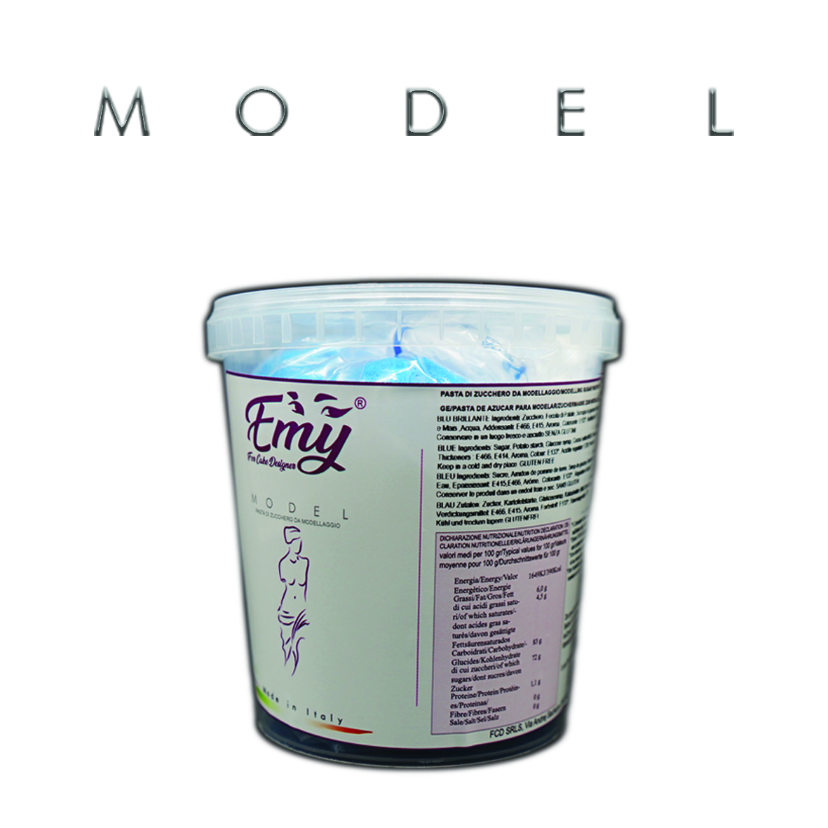Emy Model PLASTICA Blu Brillante 1 kg