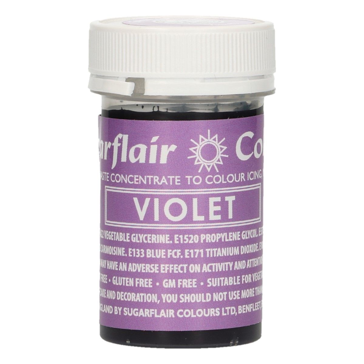  Foto: SUGARFLAIR PASTE COLOUR VIOLET 25G
