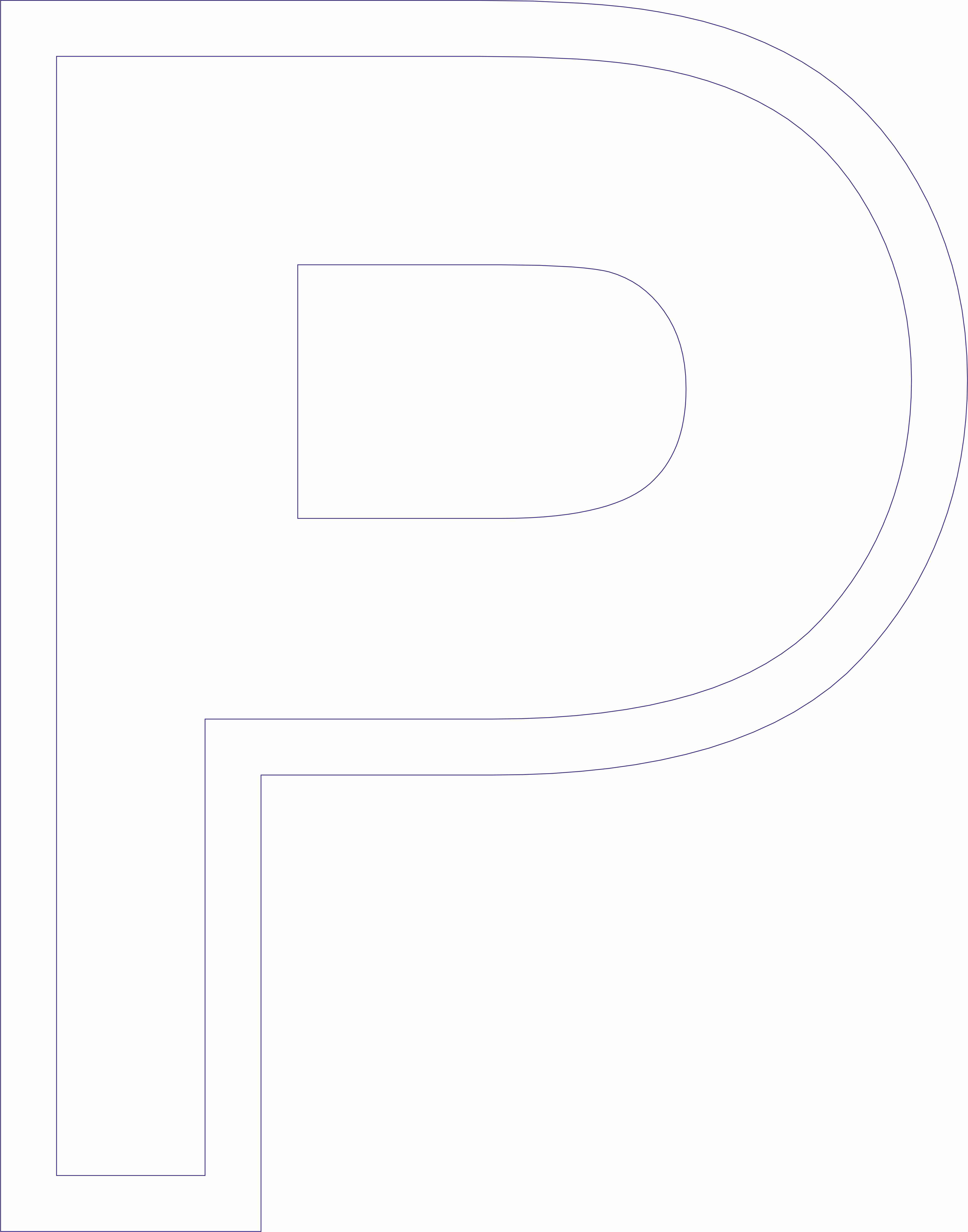  Foto: Lettera in Polistirolo - P Altezza 50 cm