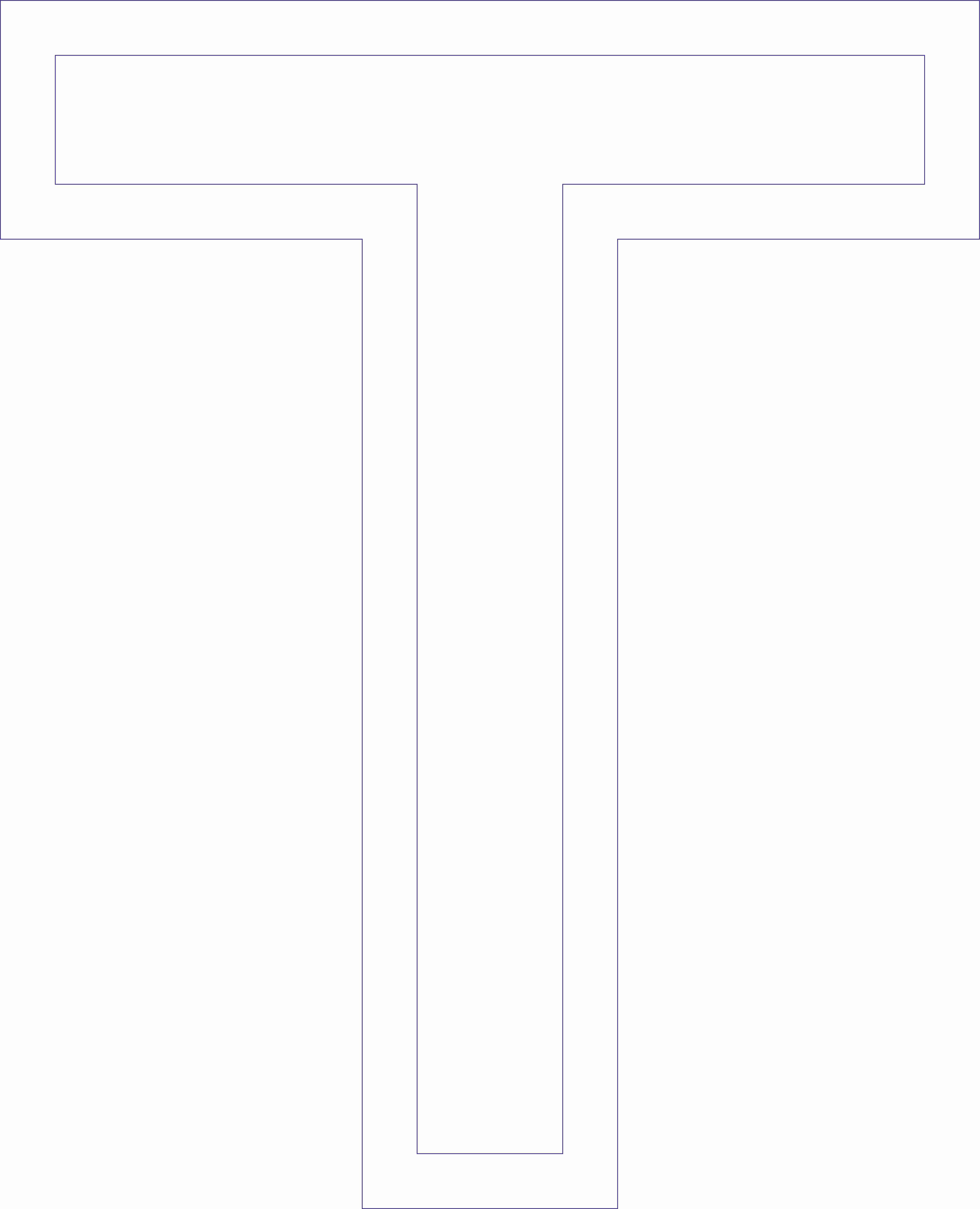  Foto: Lettera in Polistirolo - T Altezza 50 cm