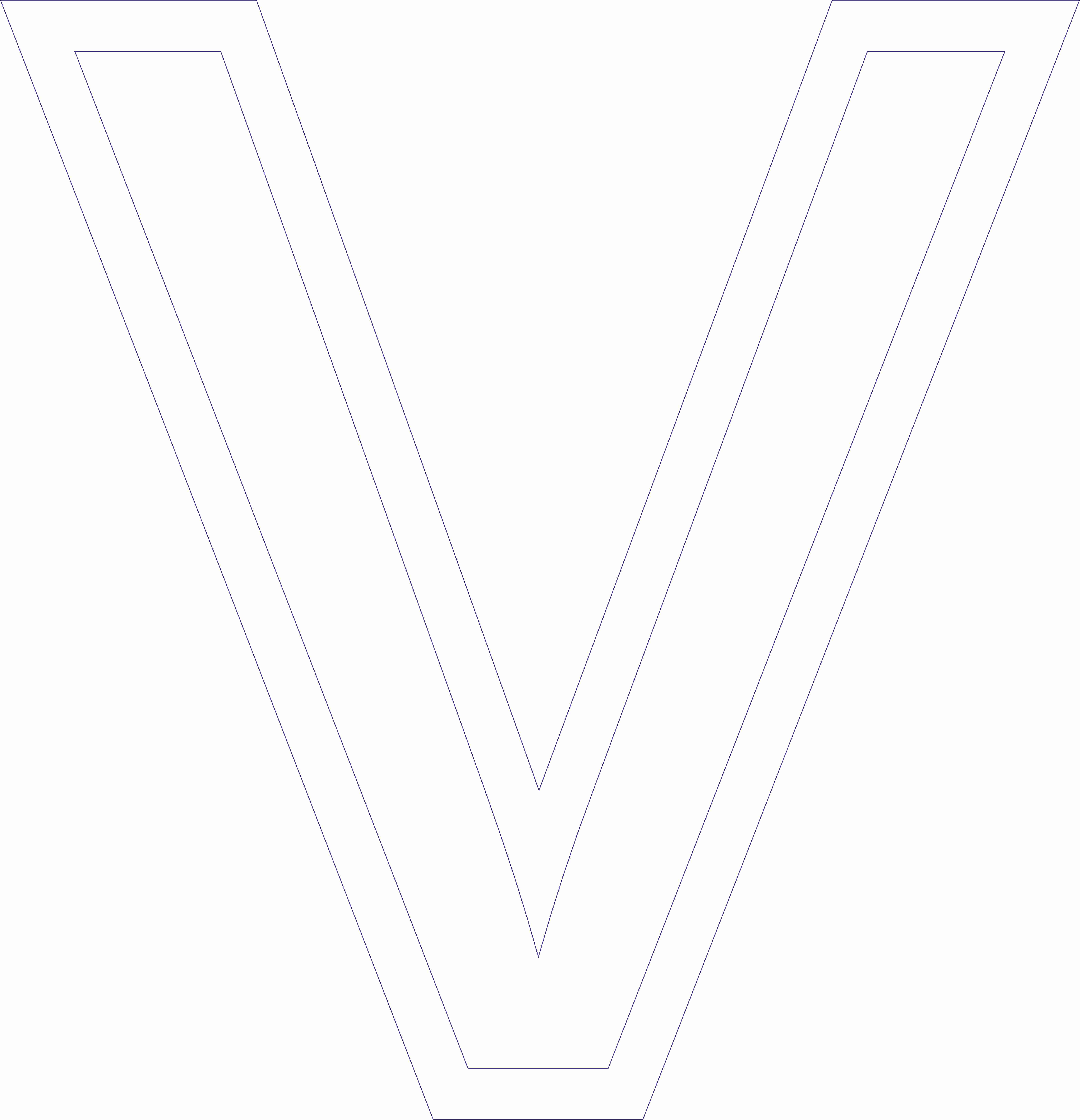  Foto: Lettera in Polistirolo - V Altezza 50 cm