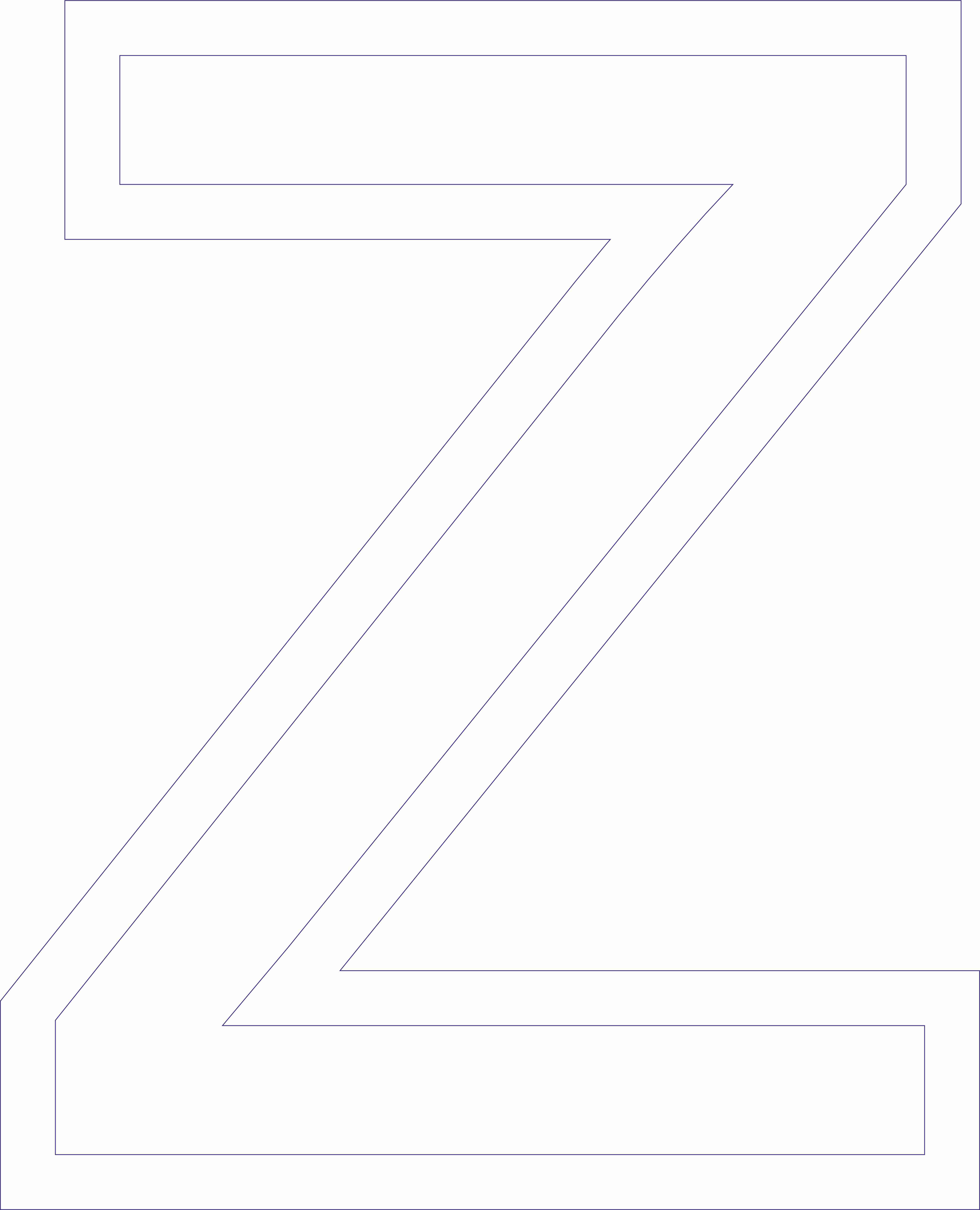  Foto: Lettera in Polistirolo - Z Altezza 50 cm