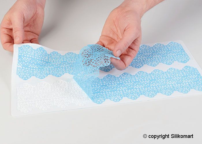 Tappetino in silicone Tricot Decor dentelle Silikomart